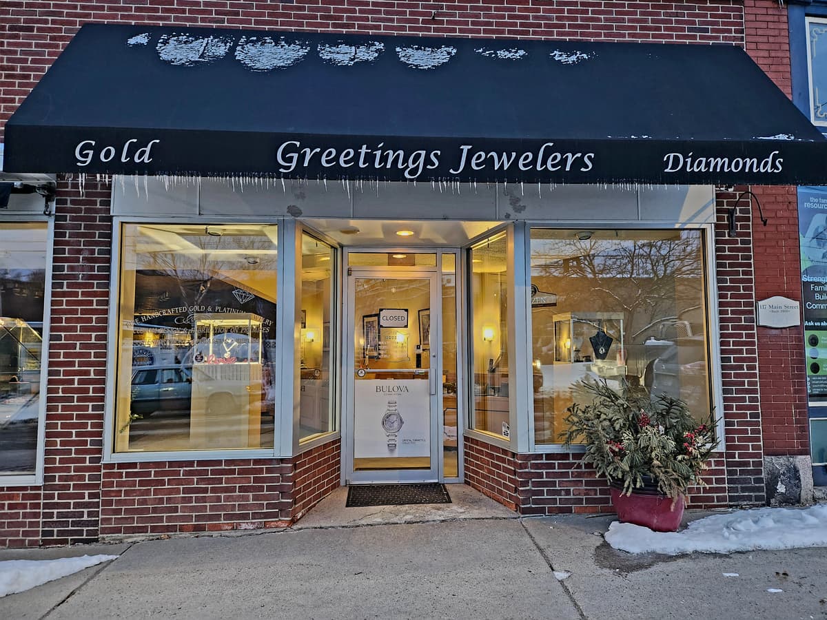 White Mountain Wedding Brick Jewelry Store